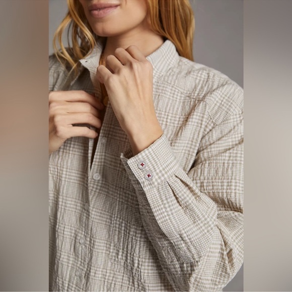 Anthropologie Maeve Maxi Tunic Buttondown - Picture 8 of 8